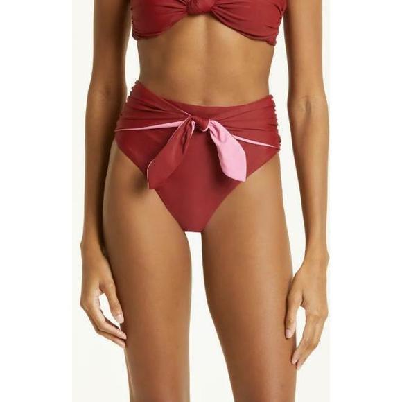 Veronica Beard Other - Veronica Beard Azoia Tie Front Bikini Bottoms Multicolor S